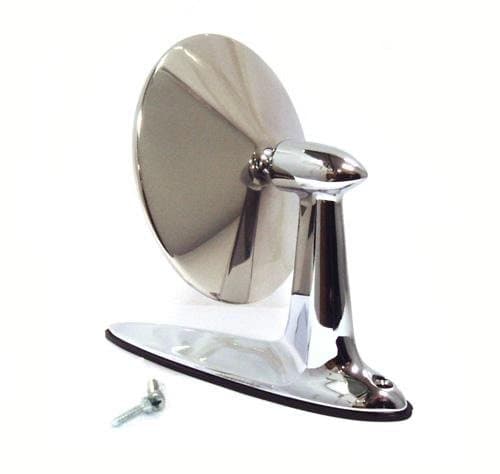 Classic Car Round Exterior Mirror, American Style, Long Base - 310