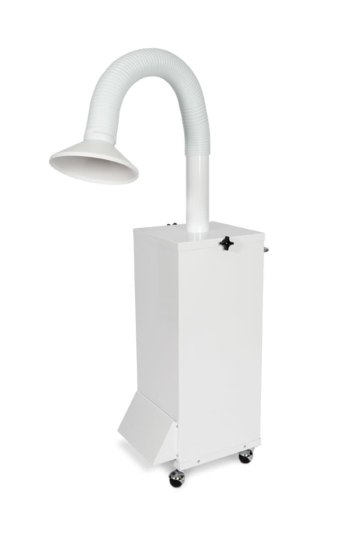 SPA-HJR Chemical Fume Extractor and Portable Air Purifier for Keratin Hair Smoothing Treatments, White