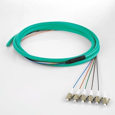 12F Fiber Optic Pigtal OM3 LC/UPC 3M