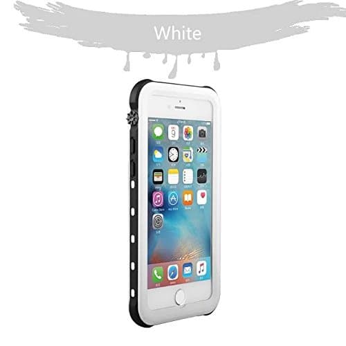 REDPEPPER iPhone 7 Waterproof Case,IP68 Protection Rating,Fully Sealed Shockproof Anti-Frost, Anti-dust Snow-Proof Protective Case for iPhone 7 4.7 inch (White)