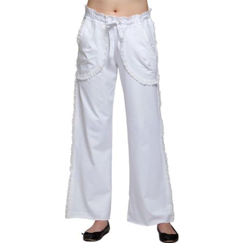 UPF Sun Shop Women's 50 Sherry Sweatpant X-Small White
