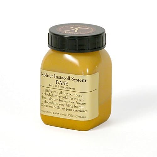 Kolner Instacoll Base Yellow for Use With Genuine or Imitation Gold Leaf 100ml by Kolner