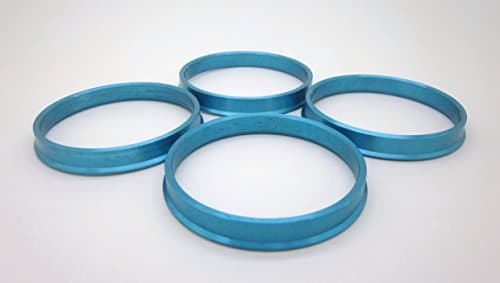 AccuWheel ACHR72-5710M Aluminum Wheel Hub Centric Rings (72.62mm OD to 57.10mm ID) - Pack of 4 Hubrings