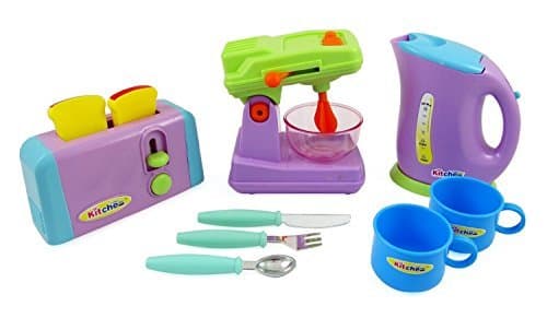 SoldCrazy Kitchen Appliances Toy Set - Mixer, Toaster, Kettle, Cups & Utensils Unknown Binding