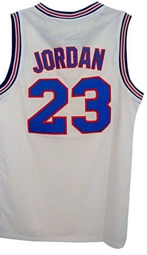 Elvironadio Youth Jordan 23 Space Jam Jersey Kids Basketball Jersey White M
