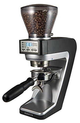 Baratza Burr Coffee Grinder for Espresso Grind and Other Fine Grind Brewing Methods Only with 4 ounce Silver Canyon Coffee (Sette 270 (with Grounds Bin and PortaHolder))