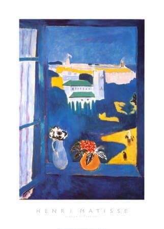 Window at Tangiers Fine Art Poster Print by Henri Matisse, 20x28