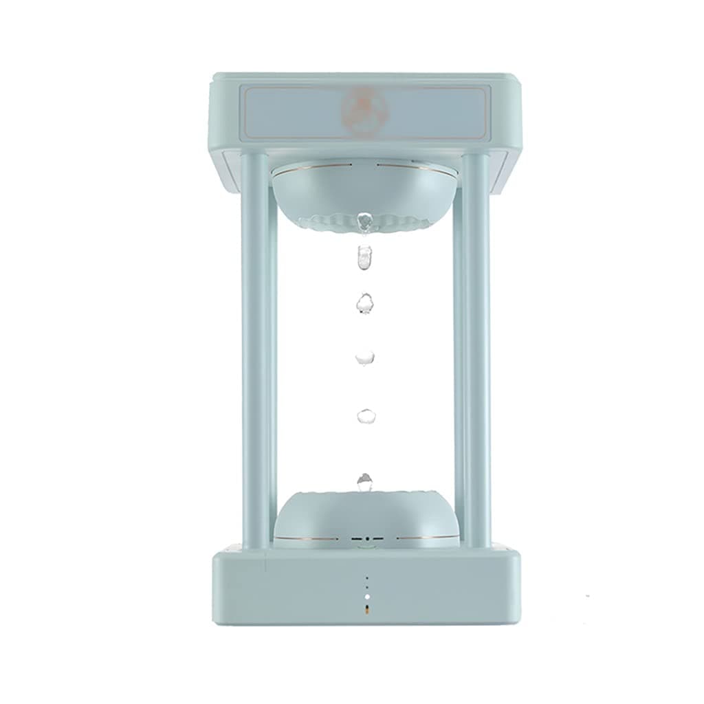ZNBJJWCP Rainbow Cloud Anti Gravity Levitating Water Drops Time Hourglass Fountain Hydra Lamp