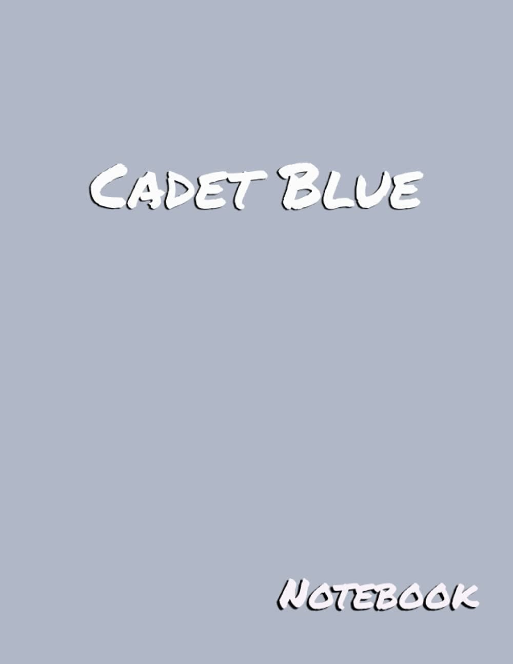 Cadet Blue Collector's Edition Crayon Color Notebook: Composition Notebook - College Ruled 100 Pages - Large 8.5 x 11