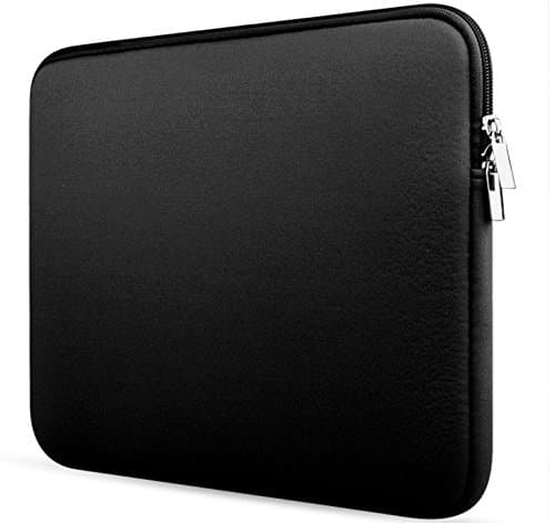 15-inch Teal Neoprene Sleeve Case Cover for MacBook Pro 15.4" with or w/out Retina Display and Laptop 15" - Black