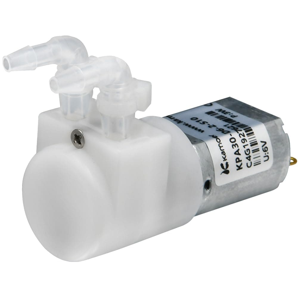 Kamoer 30ml/min Low Flow Rate peristaltic Pump KPA30 6V DC Motor Liquid dosing Pump Gear Pump with ID3mmxOD5mm Silicone Tube 1mm Wall Thickness