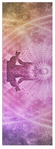 MyCuzzies Yoga Mat - Chakra Meditation Pose (with Free Carry Bag!)