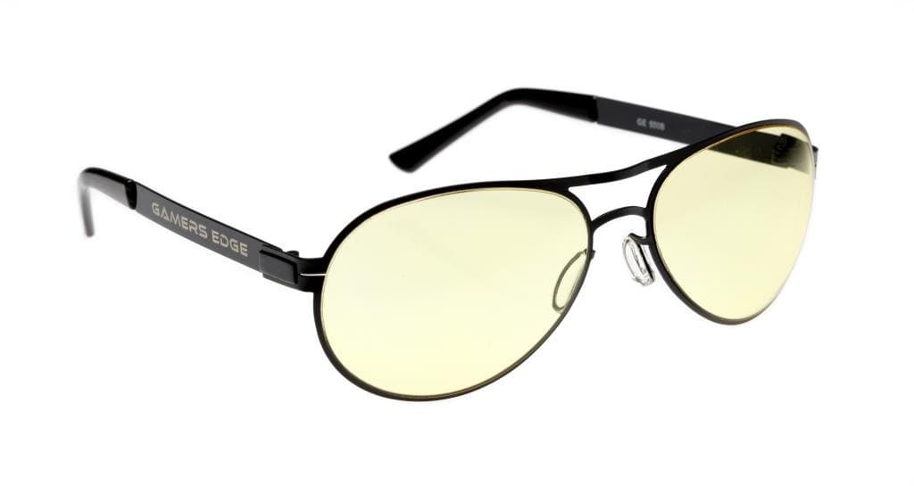 VC Eyewear GE500B GAMERS EDGE BLACK KNIGHT AVIATOR GAMING GLASSES