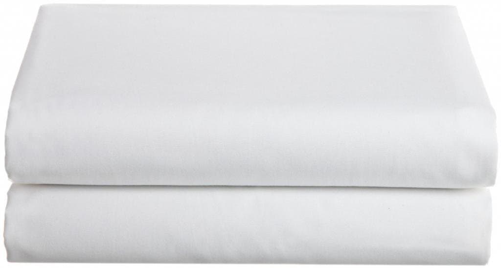 Elaine Karen Deluxe Queen Fitted Bed Sheet 100% Poly Cotton - White