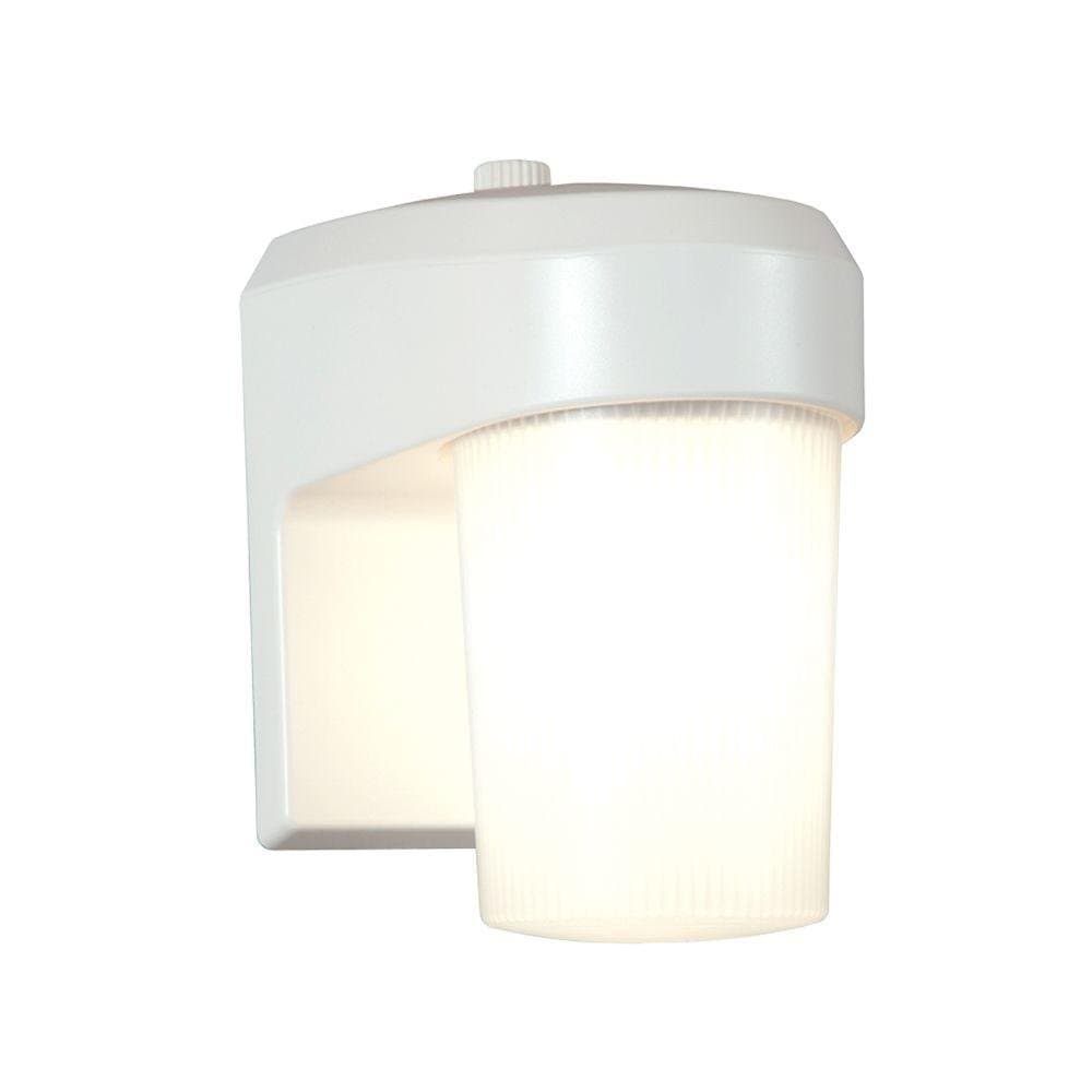 (2) ea Cooper Lighting # FE13PCW 13W, White Fluorescent Regent Entry Lights