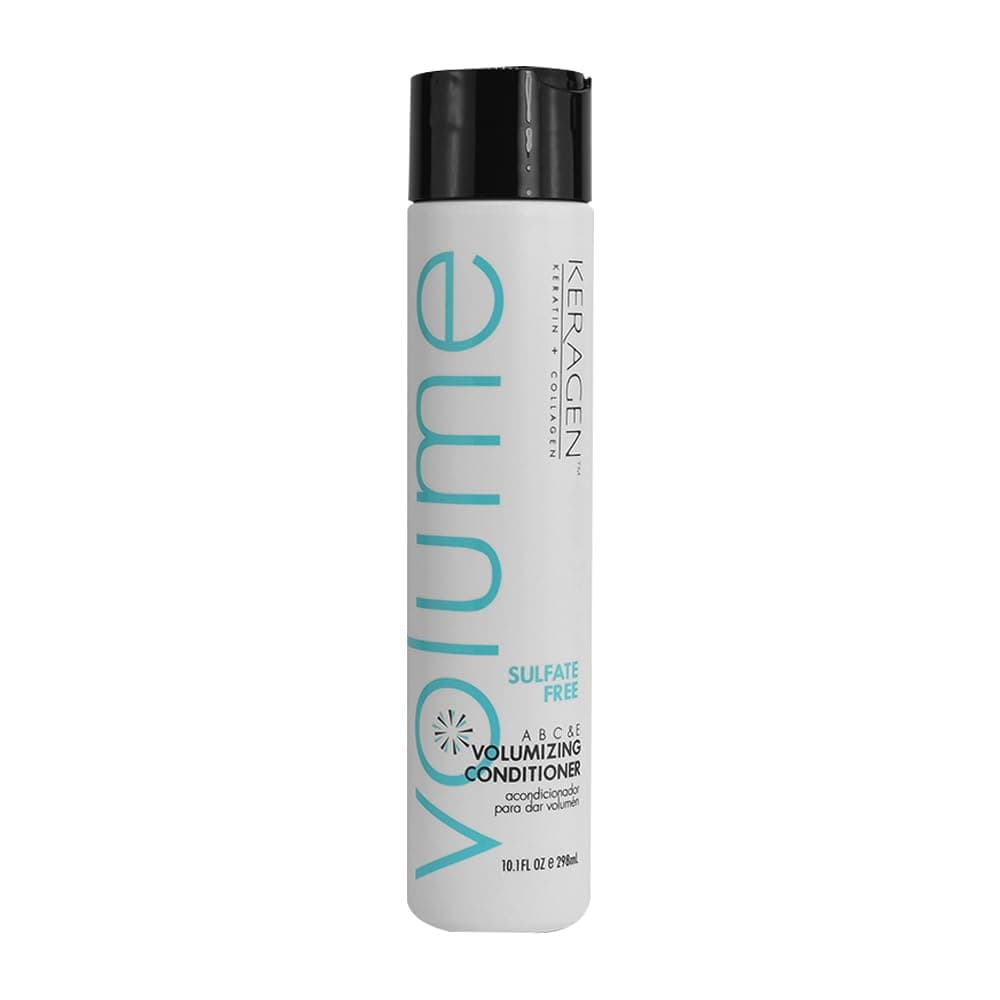 Volumizing Conditioner for Fine Hair with Keratin and Collagen, Sulfate Free 10 Oz - Add Thickness, Hydrates and Enhances Hair Volume, with Panthenol, Vitamins, and Jojoba Oil