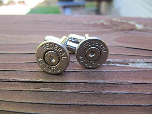 45 Caliber Bullet Cuff Links
