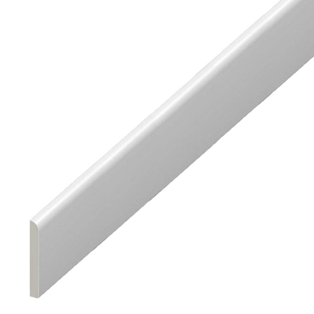 UPVC Trim 45mm x 1m - White Architrave Skirting Board/Window Finishing Trim
