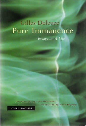 Pure Immanence: Essays on a Life (Mit Press)