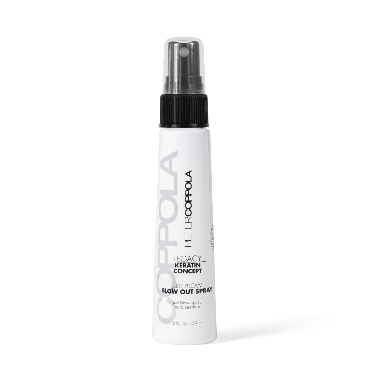 Peter Coppola Just Blow - Heat Protectant Spray for Smoother, Straighter Hair - Reduces Blow Dry Time, Conditions and Adds Shine, Travel Size 2 oz