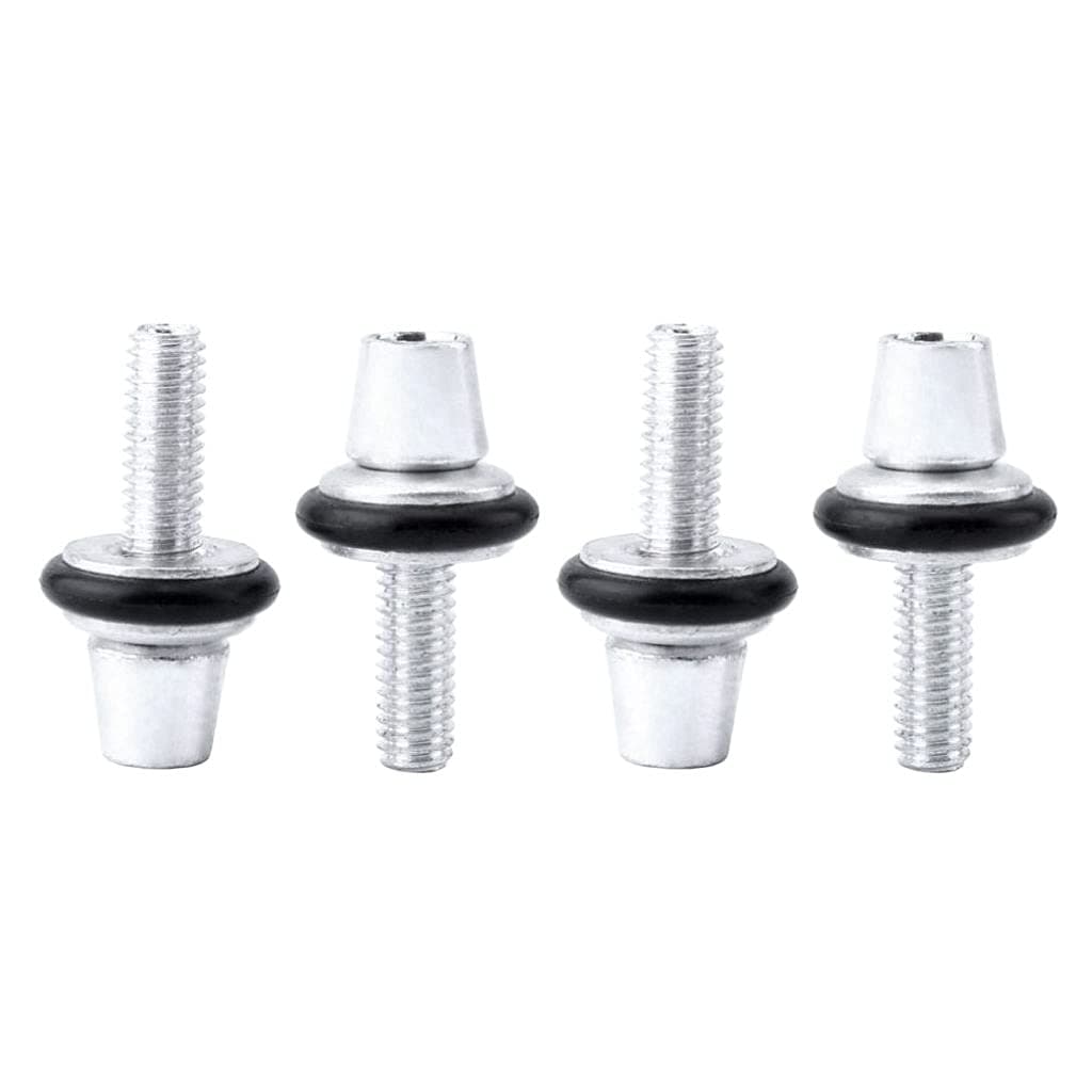 T TOOYFUL Set of 4 Cycling V/C Brake Caliper Adjustment Fixing Screws, M6 Thread - Great Replacement Accessories for Road Bike, Fixed Gear/Fixie