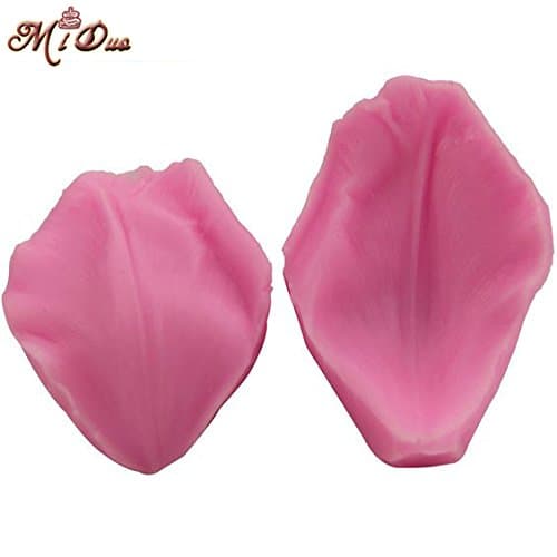 1 Set Magnolia Petal Veiner Silicone Veiner TulipFlower Cutter Cake Decorating Moulds Cookie Mould