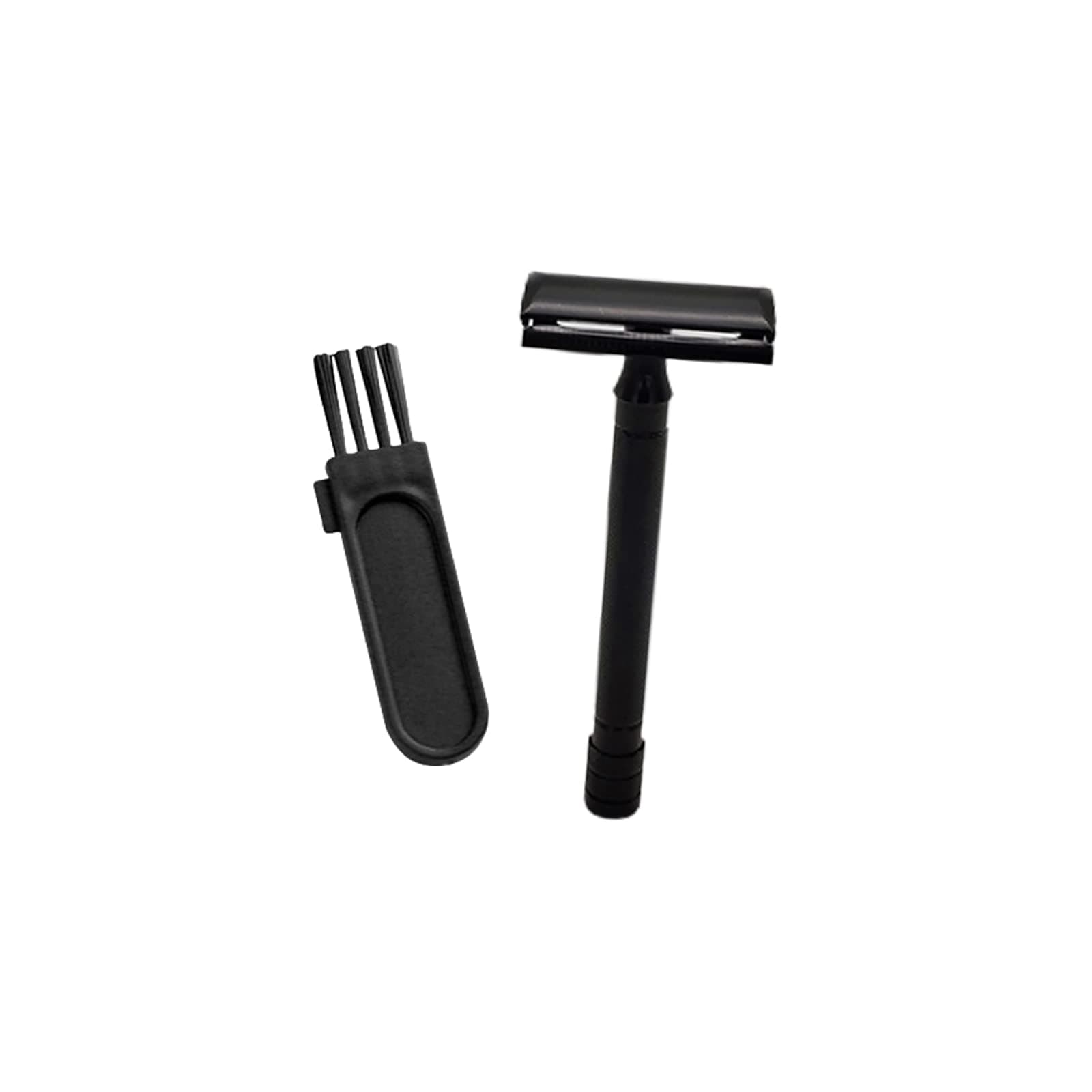 Shaving Kit With Double Edge Safety Razor - Long Handle for Men and Boys