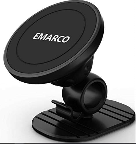 EmarcoMagnetic Mount, Magnetic Car Mount, Super Strong Adhesive for Smart Phones and Mini Tablets, Magnetic Cell Phone Mount