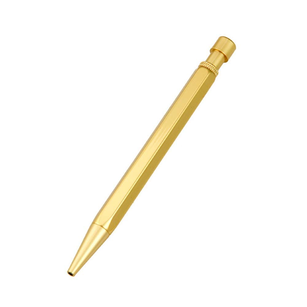 Solid Brass Pen, EDC Pocket Pen Signature Pen, Fine Point, Black Ink
