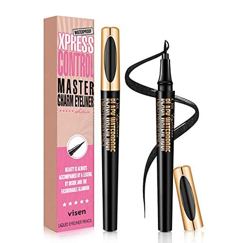 Waterproof Liquid Eyeliner,Long Lasting Eyeliner Pen, Sweatproof and Smudgeproof Slim Eye Liner, Professional Eye Makeup Tools (1 PCS)
