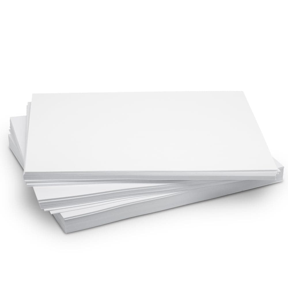 White Paper Card A4 250GSM 25 Sheets Matt Finish Paper Card Stock for Brochures, Flyers, Art Prints, Educational Materials, Invitations, Menus, DIY Projects Card Paper Blank White Cardstock