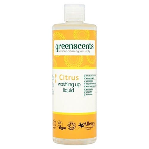 Greenscents  Citrus Washing Up Liquid 400ml (Pack of 4)