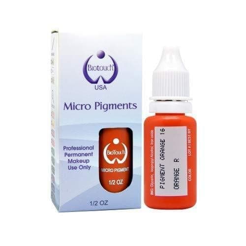 Micropigment ORANGE Pigment Color Permanent Eyebrow Makeup Microblading Eyebrow Shading Micropigmentation Cosmetic Tattoo Ink Lip Eyeliner Ombre Feathering Hair Stroke LARGE Bottle 15ml