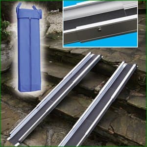 Portable Telescopic Wheelchair Ramps - 5ft length