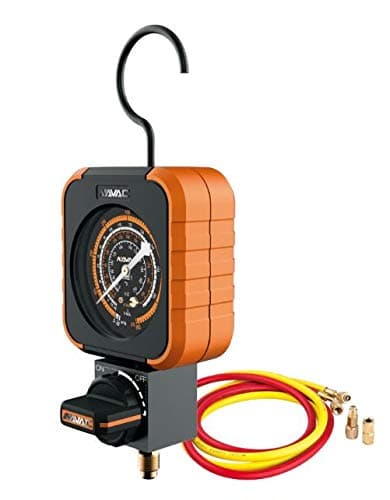 NAVAC NRM1B0301 Manifold Gauge, Single Head, 3R03, 5' HS Hoses