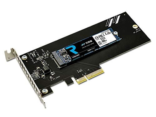 Toshiba OCZ RD400 Series Solid State Drive, PCIe NVMe M.2 1TB & Add-in Card (RVD400-M22280-1T-A)