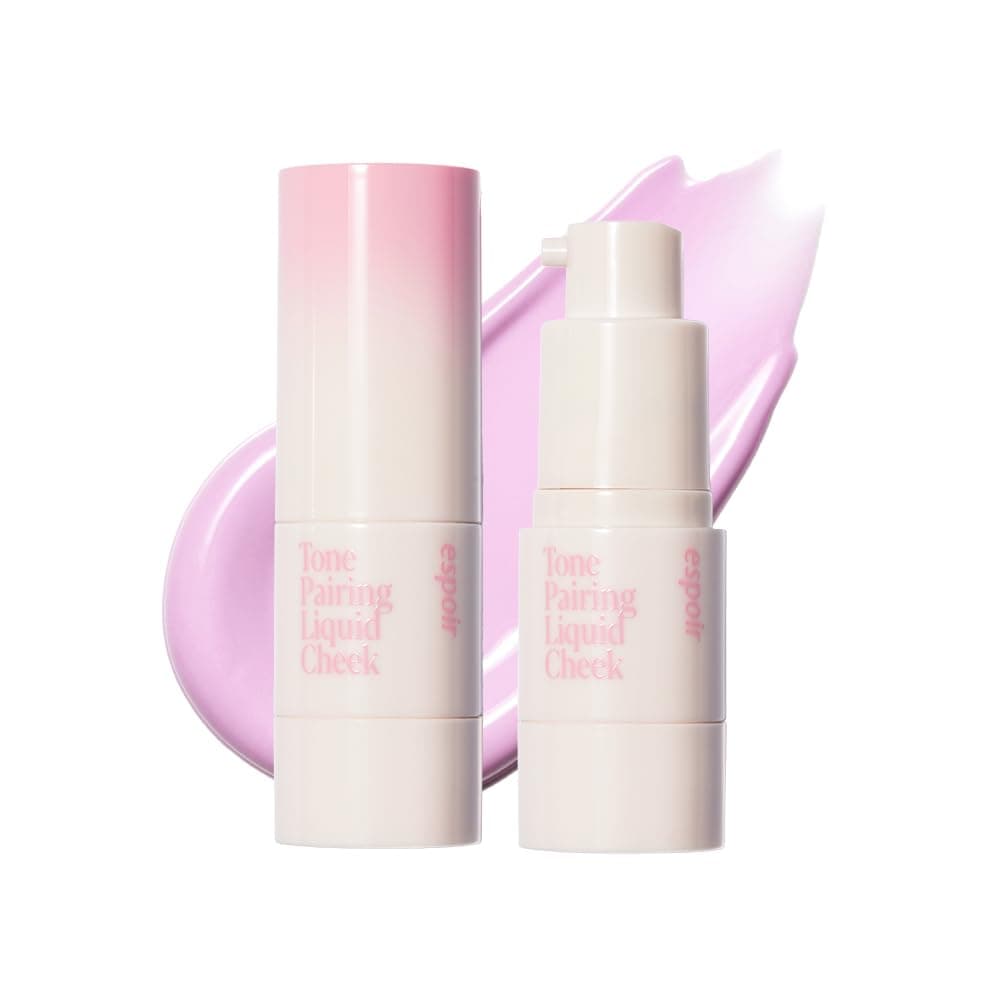 Espore Thong Pairing Liquid Cheek #2, Salty Pink, 0.3 fl oz (8 ml), Plunt Shiny Teak, Rudy Feel, Tight, Long-Lasting, Lavender Pink, Brevet Summer, Korean Cosmetics, espoir Official