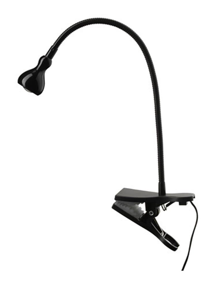 JANSJO LED Wall/Clamp Corded Spotlight - Black