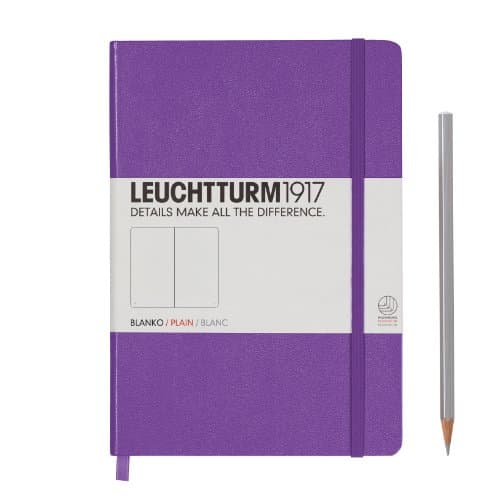 Leuchtturm1917 Plain Colored Notebooks - Lavender - 5.75"x8.25"