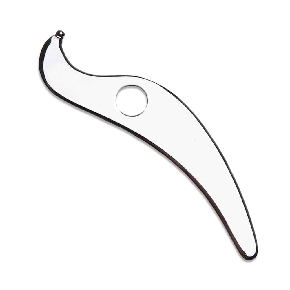 AllshowGua Sha Tool - Medical Grade Stainless Steel Scraping Massage Tool, IASTM Tool for Relaxing Soft Tissue, Reduce Head, Neck, Back Pain
