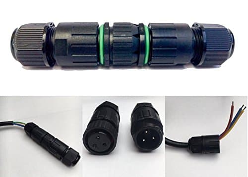 IP67 Connector Waterproof 3 Pin Plug Junction Box to Extend Electric Cable