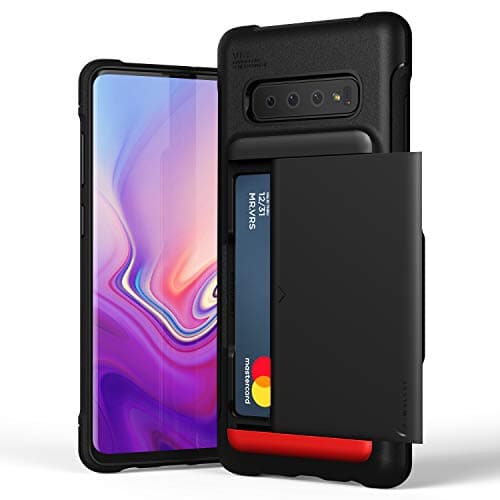 Galaxy S10 Plus Case VRS Design Slim Hybrid Premium Wallet Case Card Slot Holder Shockproof [Damda Glide Shield] [Matte Black] Heavy Duty Compatible with Galaxy S10 Plus 6.4 inch (2019)
