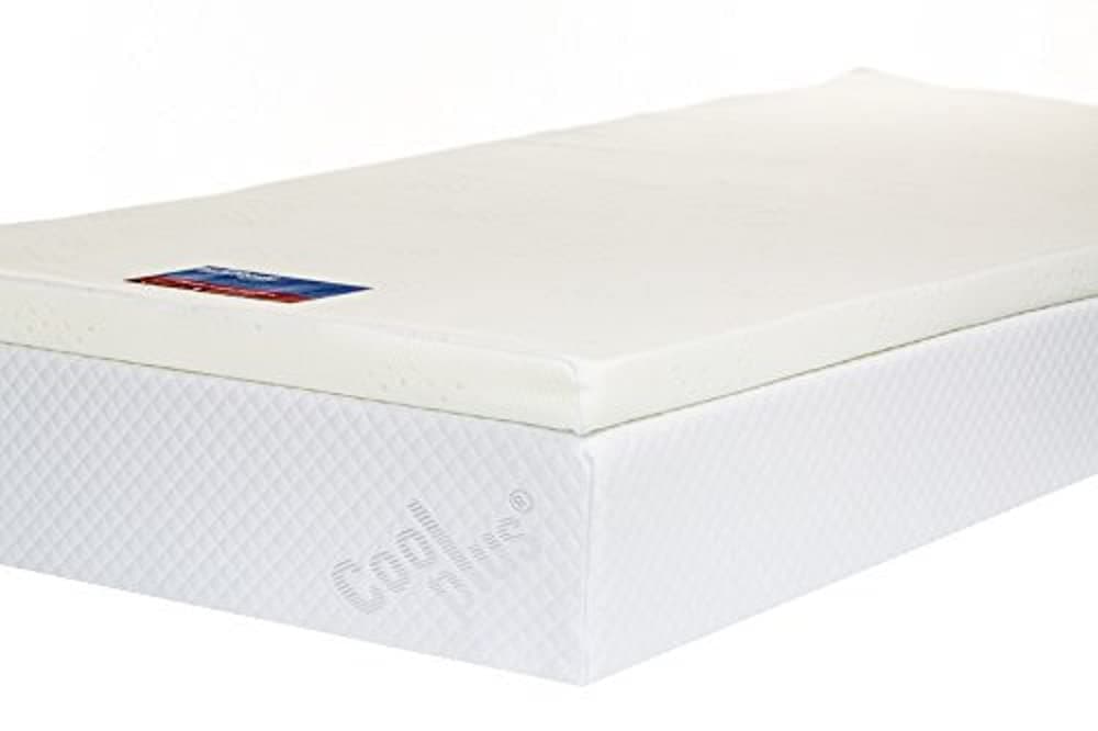Memory Mattress Topper with Cover, 2 Inch, UK Super King