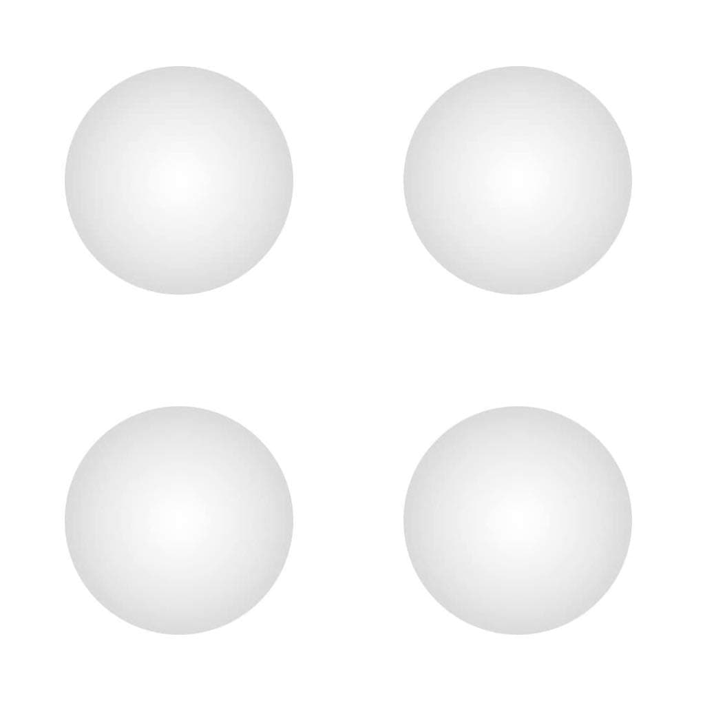 UESWILL 4 Pcs Replacement Bottom Case White Rubber Feet Foot for UESWILL Compatible with Macbook Pro/MacBook Air Case