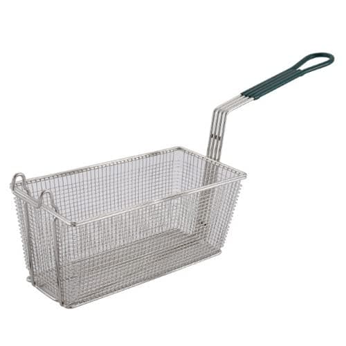Allied Buying CorpWFB-GR Fry Basket - Modern Style, Vinyl Material, 6.5"W x 13.25"L x 6"H