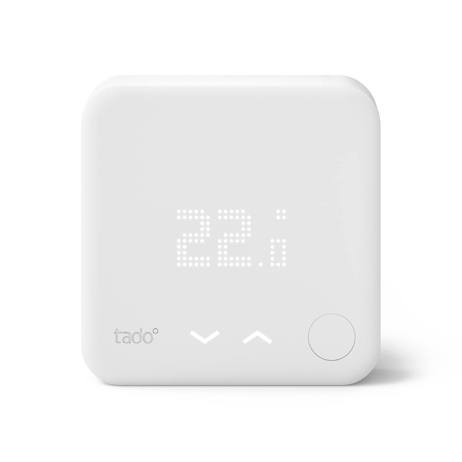 tado° wired smart thermostat - Wifi Add-On thermostat for multi-room control - digital heating control - easy Installation - save heating costs