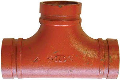 71201G-G # 7120 Ductile Iron Tee, Galvanized, 1"