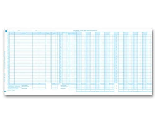 EGP Sales Cash Receipts Journal Sheet, 25 Journals
