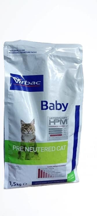 Veterinary HPM Kitten Pre Neutered Cat, Cat Dry Food, Dry Food for Cats 1.5Kg, Pack of 1