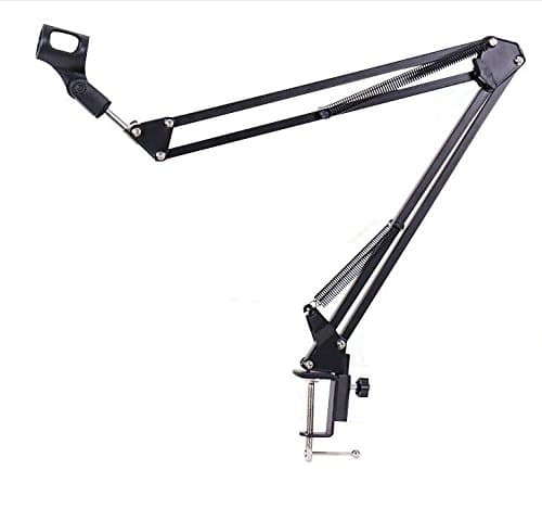 Uigos Microphone Suspension Boom Scissor Arm Stand